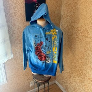 Golden state warriors pullover hoodie size large